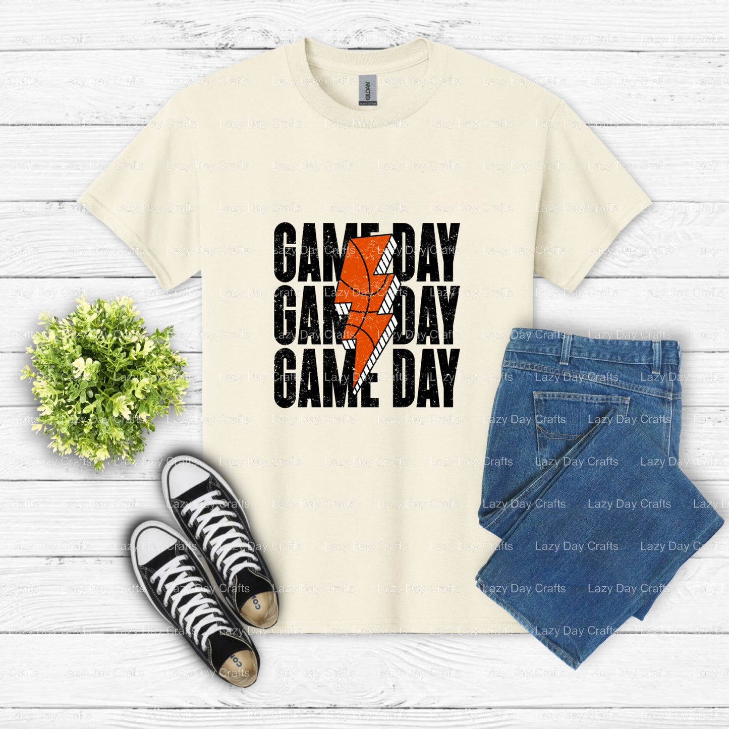 BASKETBALL GAME DAY – Basketball DTF Transfer (view 2 of 2) – by Lazy Day Crafts – DTF Transfers – DTF Transfers, Basketball