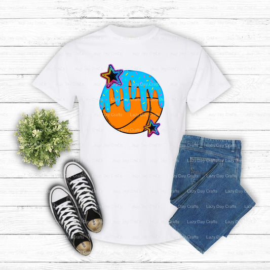 Basketball Hoop – DTF Transfer (view 2 of 2) – by Lazy Day Crafts – DTF Transfers – DTF Transfers, Premade DTF