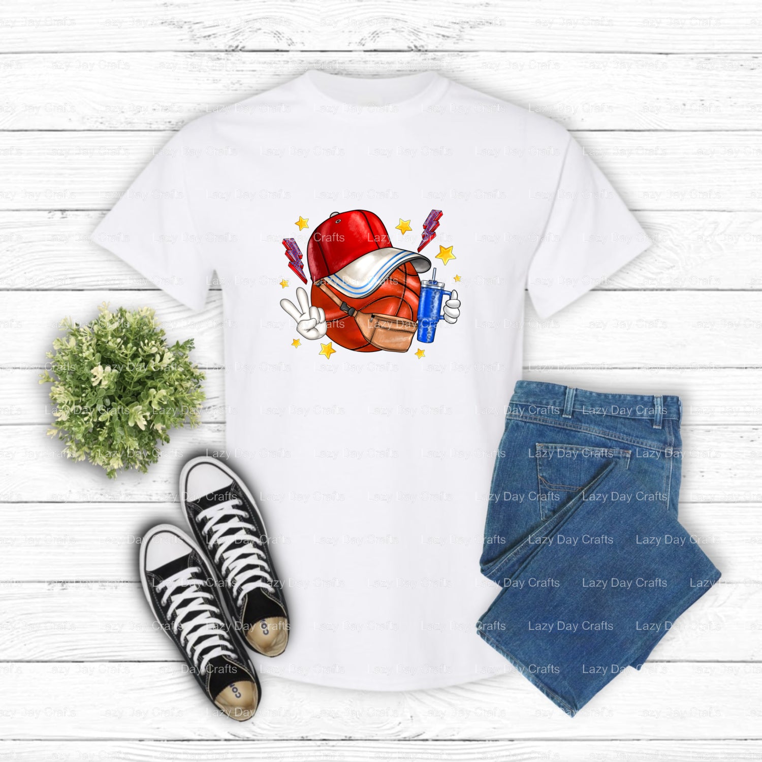 Basketball Hoop Net DTF Transfer (view 2 of 2) – by Lazy Day Crafts – DTF Transfers – DTF Transfers, Premade DTF