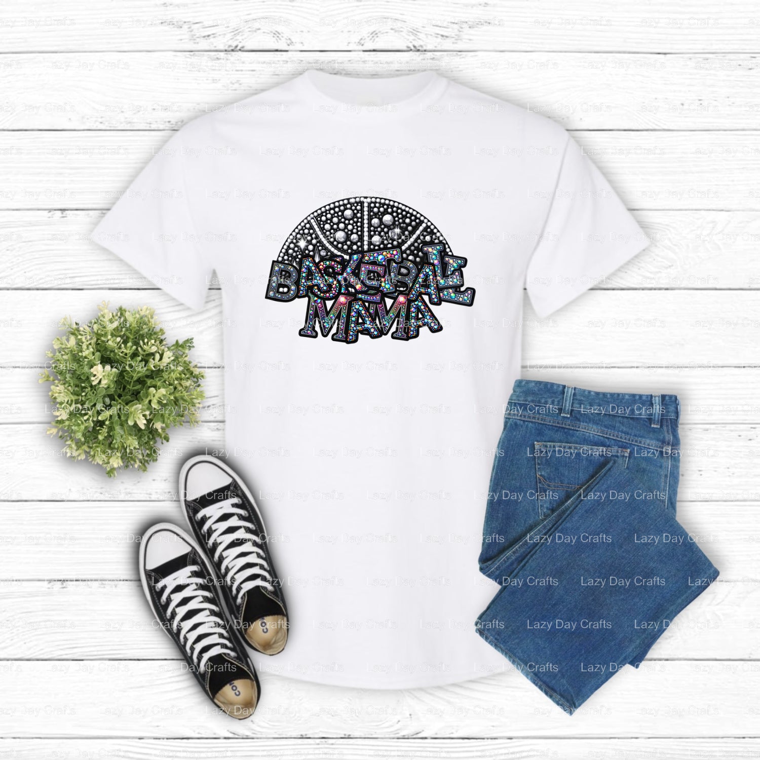 BASKETBALL MAMA – Baseball DTF Transfer (view 1 of 2) – by Lazy Day Crafts – DTF Transfers – DTF Transfers, Premade DTF