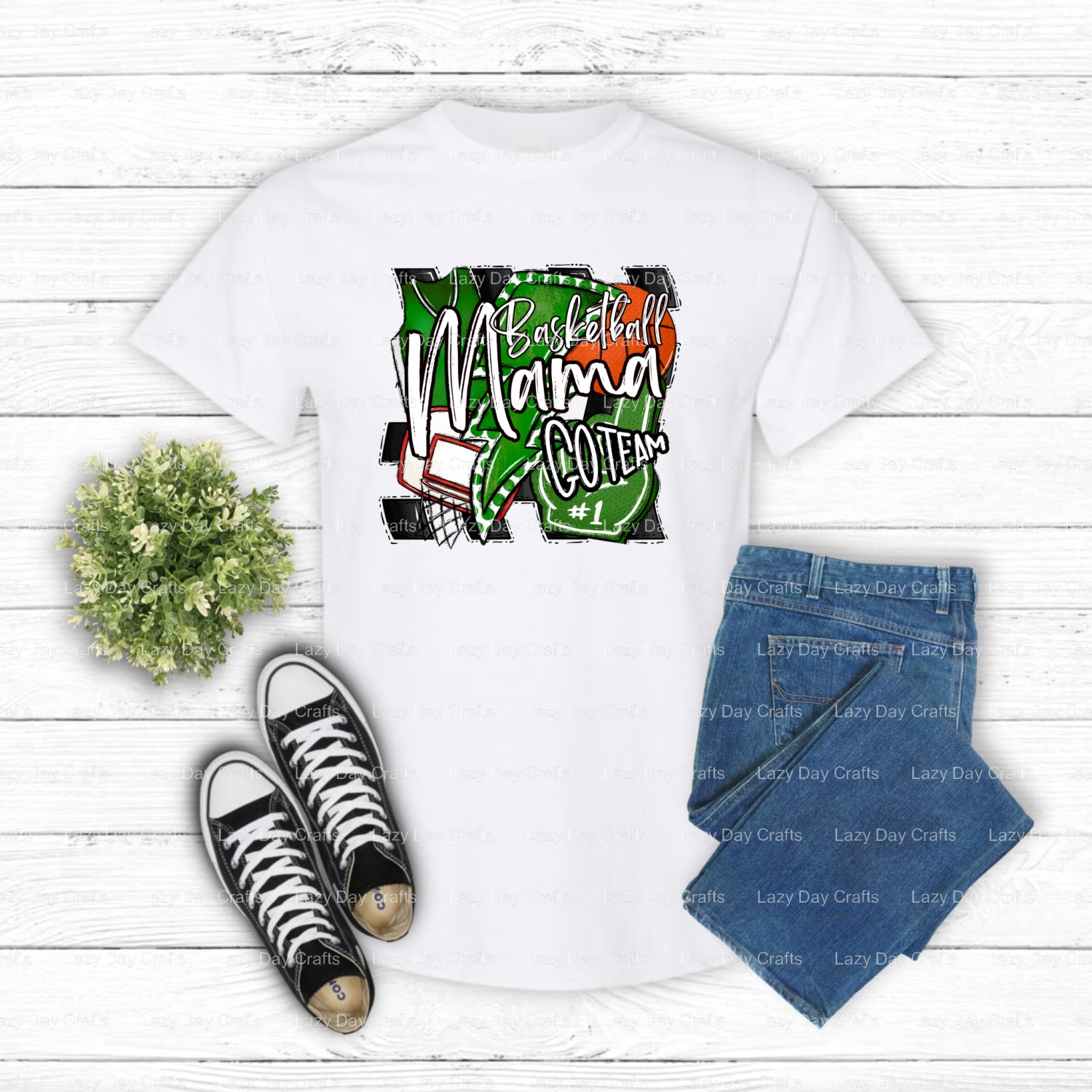 BASKETBALL MAMA – Basketball DTF Transfer (view 1 of 2) – by Lazy Day Crafts – DTF Transfers – DTF Transfers, Premade DTF