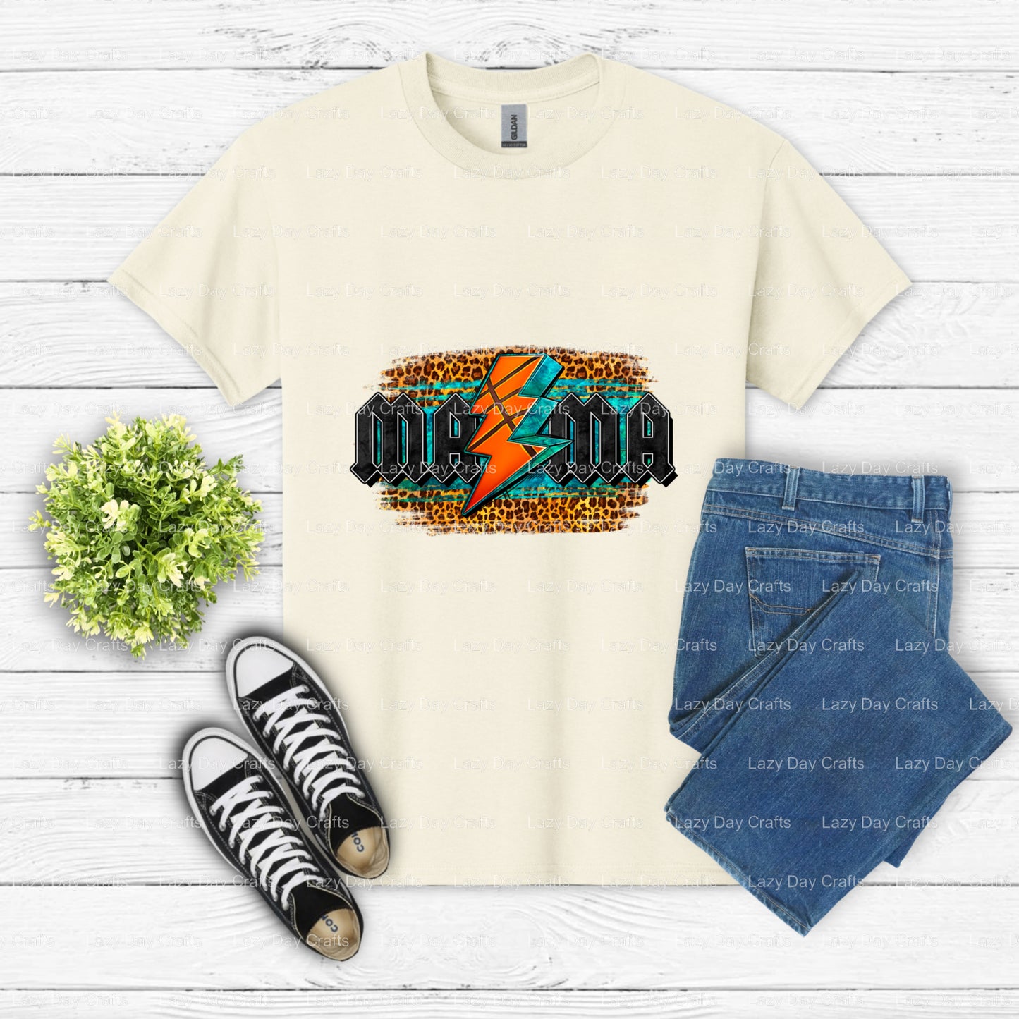 BASKETBALL MAMA – Basketball DTF Transfer (view 2 of 2) – by Lazy Day Crafts – DTF Transfers – DTF Transfers, Premade DTF
