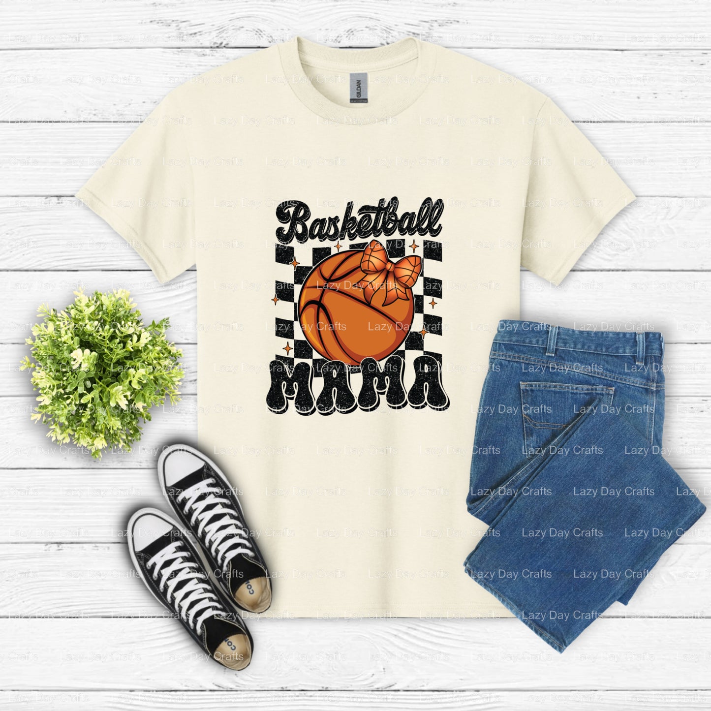 BASKETBALL MAMA – DTF Transfer (view 2 of 2) – by Lazy Day Crafts – DTF Transfers – DTF Transfers, DTF Transfers