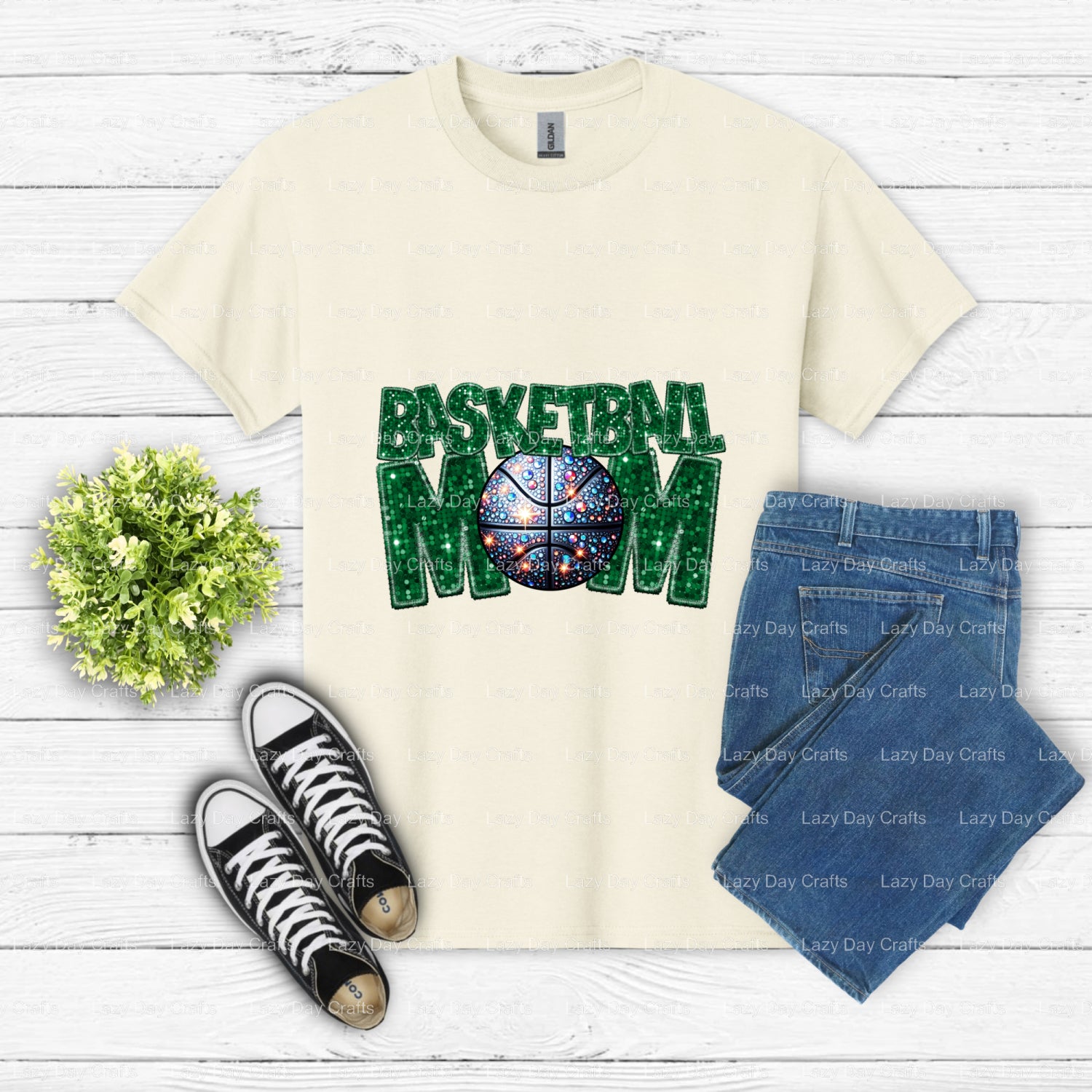 BASKETBALL MOM – Basketball DTF Transfer (view 1 of 2) – by Lazy Day Crafts – DTF Transfers – DTF Transfers, custom apparel