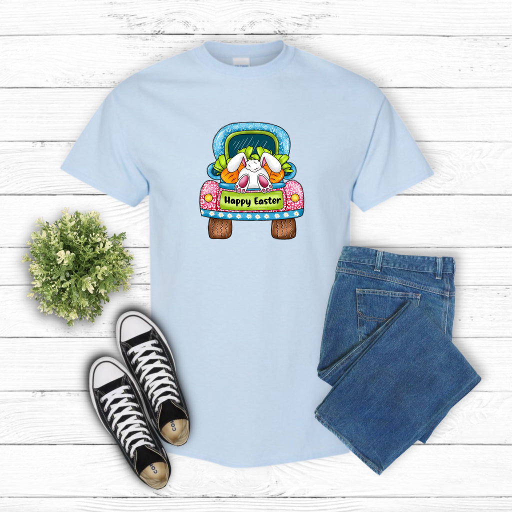 Happy Easter Bunny Truck – Easter DTF Transfer