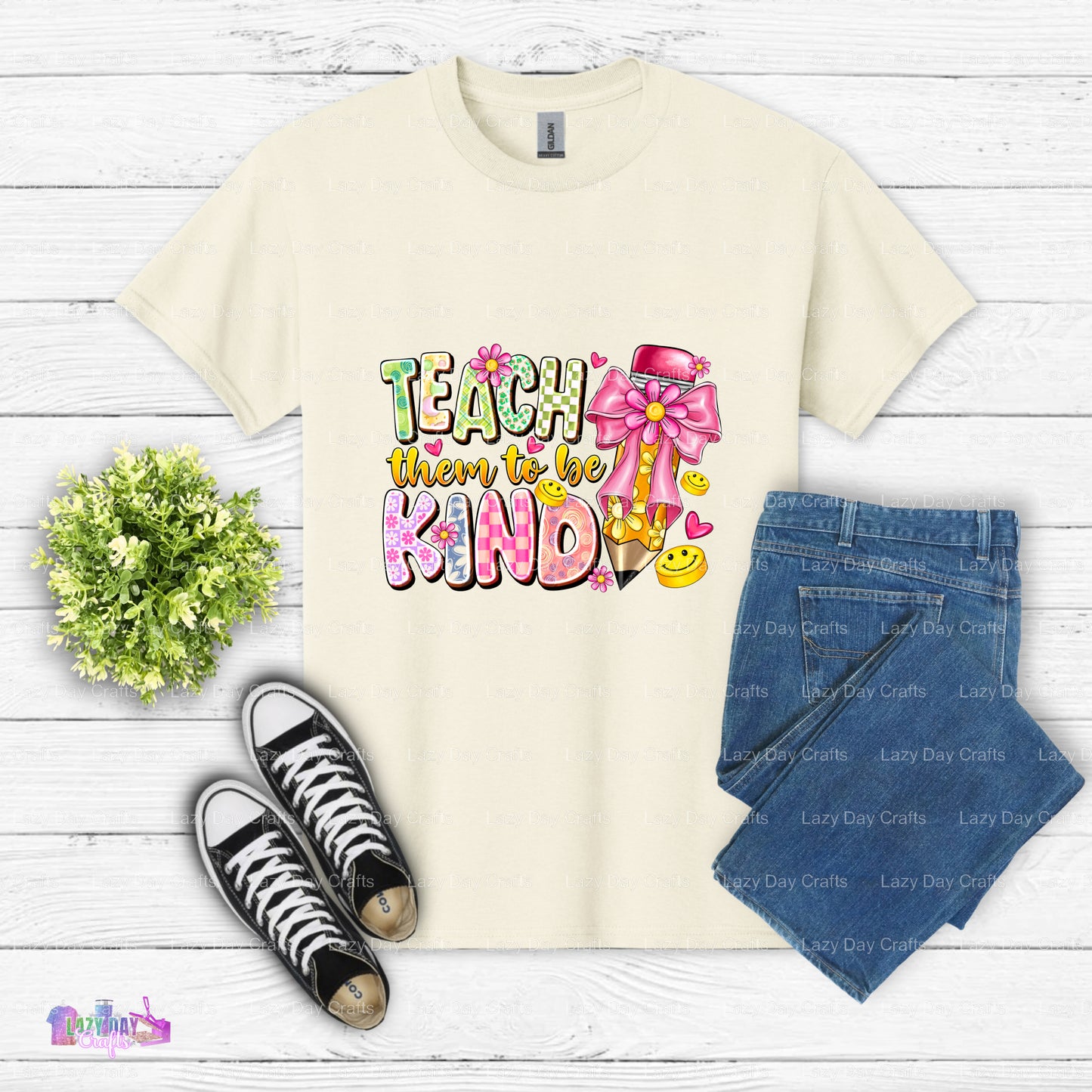 Teach Then To Be Kind – Teacher DTF Transfer