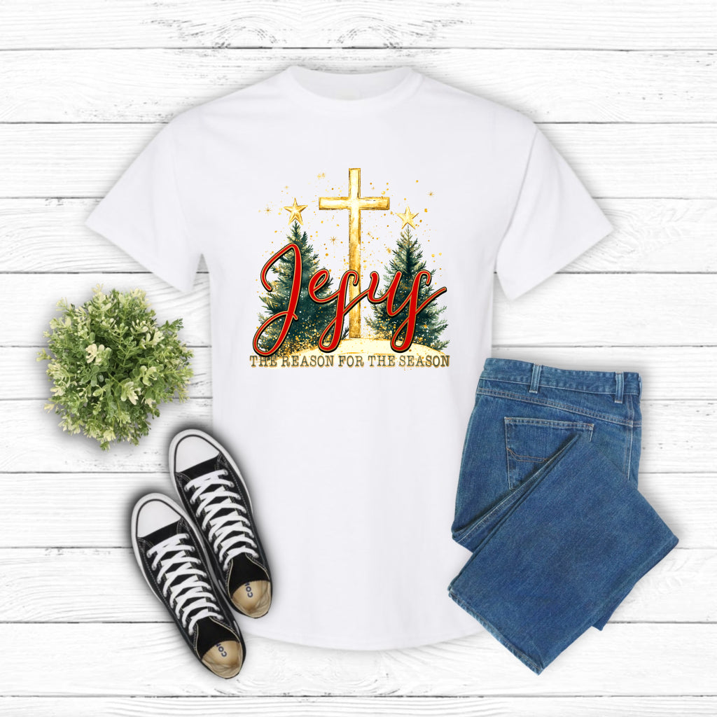 Jesus Is The Reason – Christmas DTF Transfer