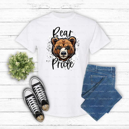 Bear Pride – School Mascot DTF Transfer (view 1 of 2) – by Lazy Day Crafts – DTF Transfers – School Mascot, Apparel Decora...