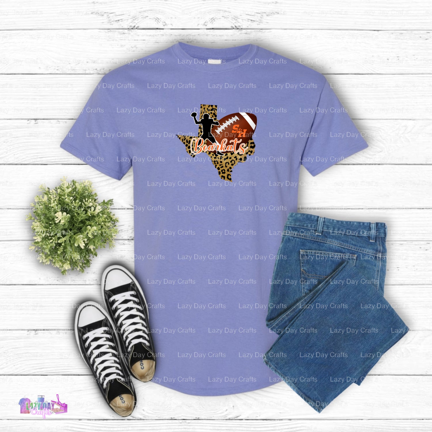 Bearkats School Spirit – Collegiate DTF Transfer (view 1 of 2) – by Lazy Day Crafts – DTF Transfers – School Spirit, Appar...