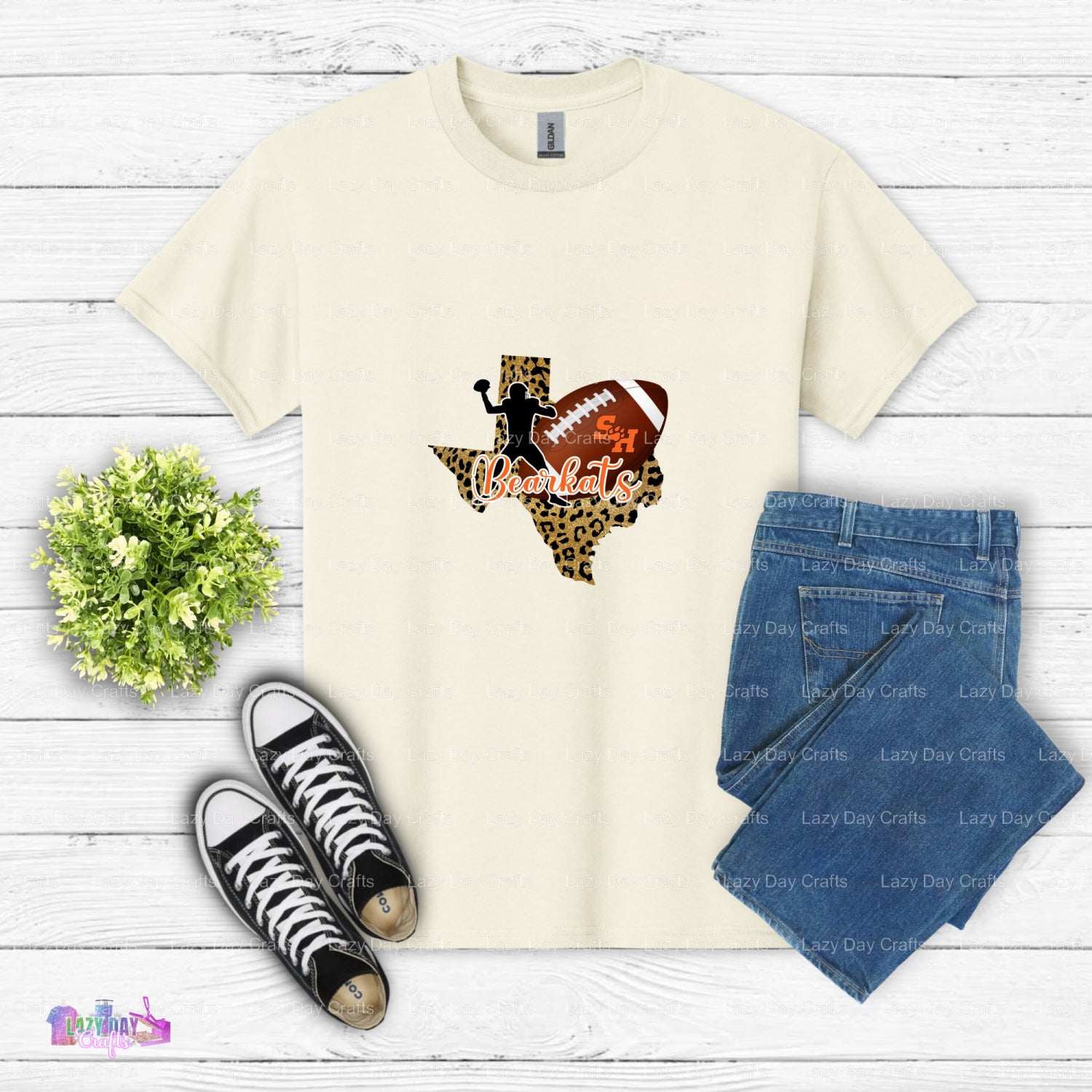 Bearkats School Spirit – Collegiate DTF Transfer (view 2 of 2) – by Lazy Day Crafts – DTF Transfers – School Spirit, Appar...