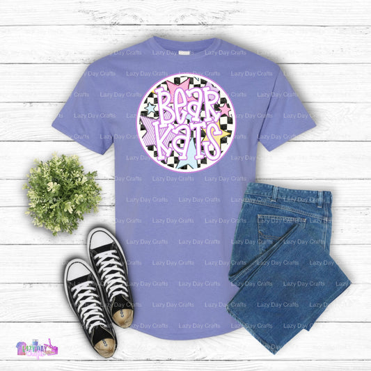 BEARKATS VARSITY Bear Mascot – School Spirit DTF Transfer (view 1 of 2) – by Lazy Day Crafts – DTF Transfers – School Spir...