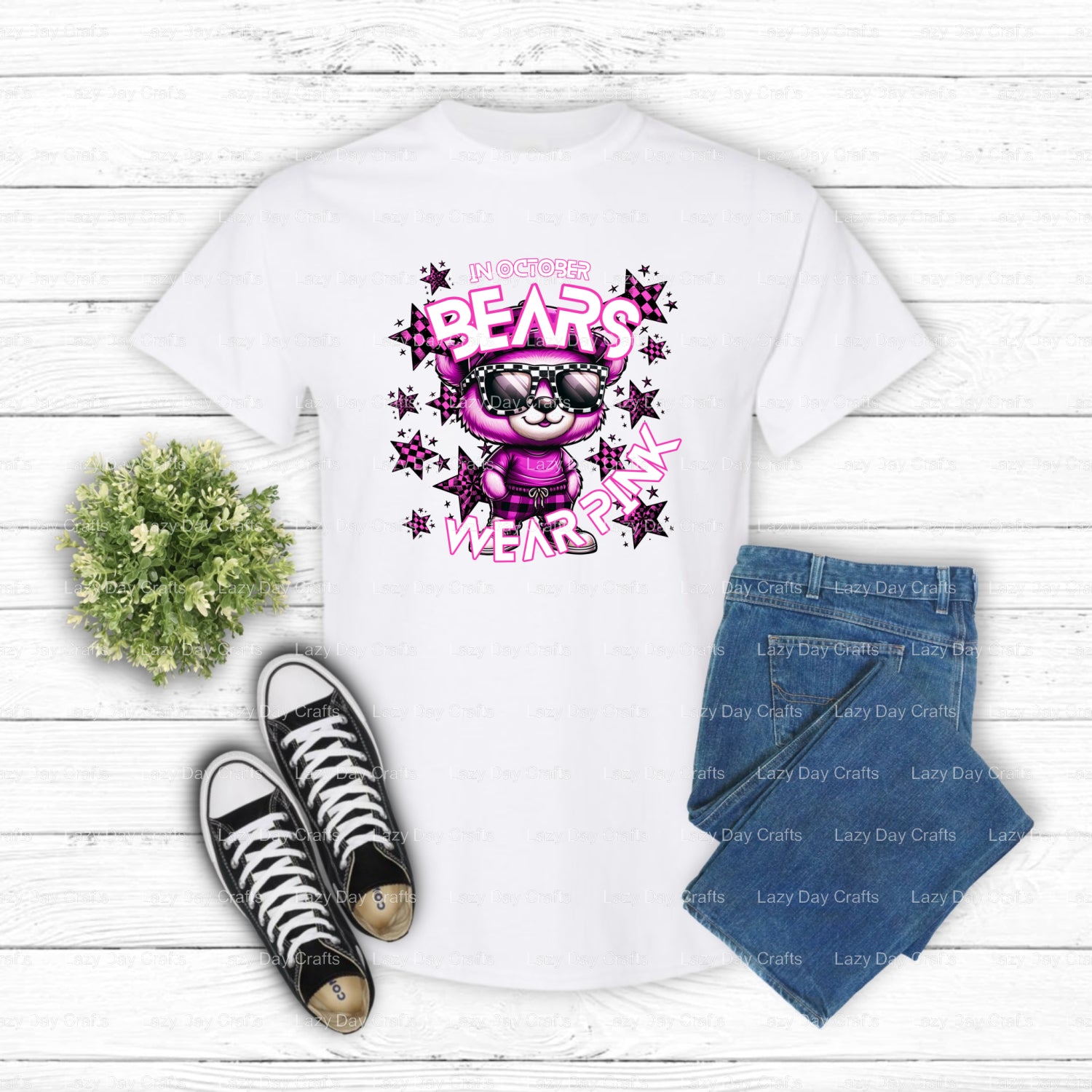 BEARS Football Mascot – School Spirit DTF Transfer (view 2 of 2) – by Lazy Day Crafts – DTF Transfers – School Mascot, DTF...