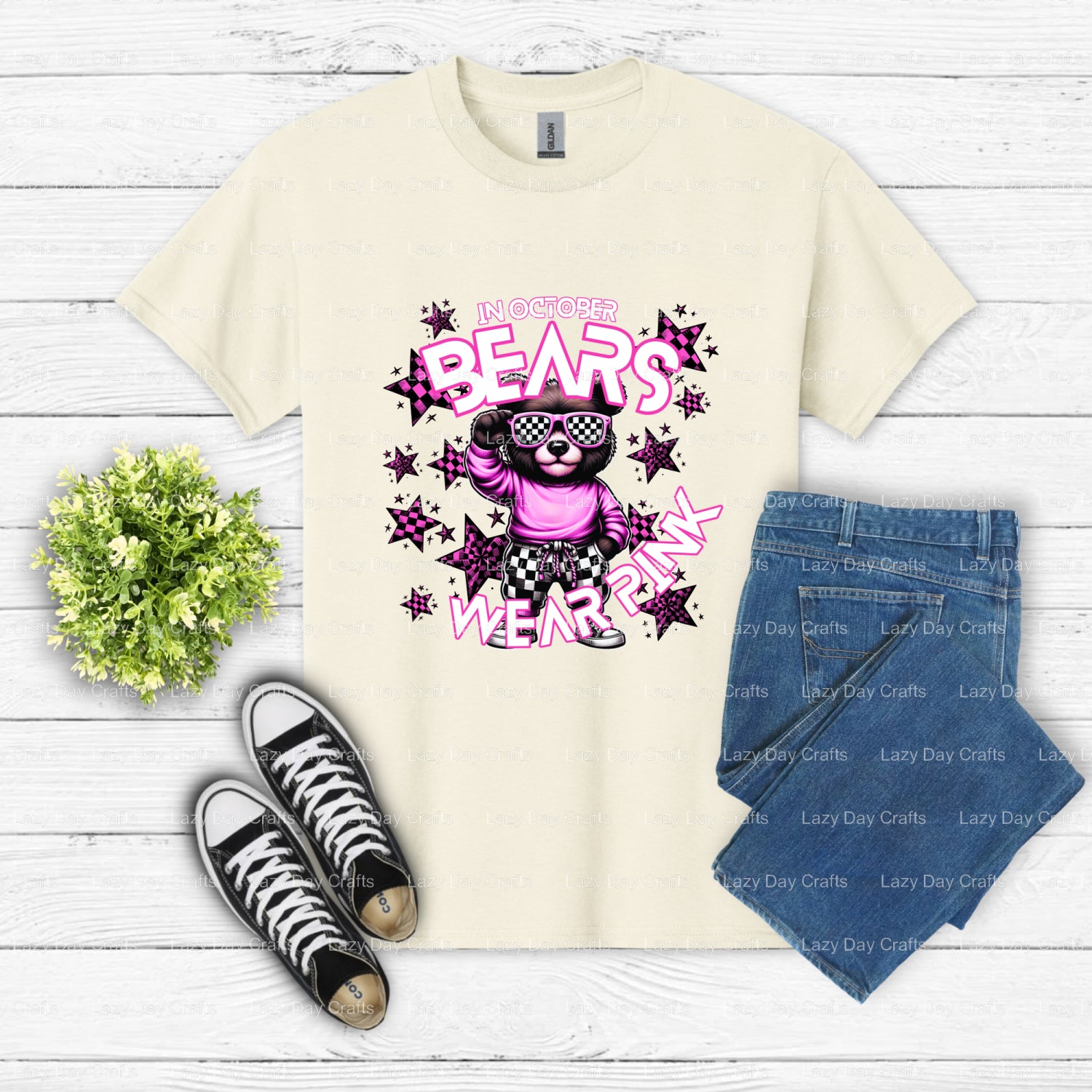 BEARS Mascot Head – School Spirit DTF Transfer (view 2 of 2) – by Lazy Day Crafts – DTF Transfers – School Spirit, DTF Tra...