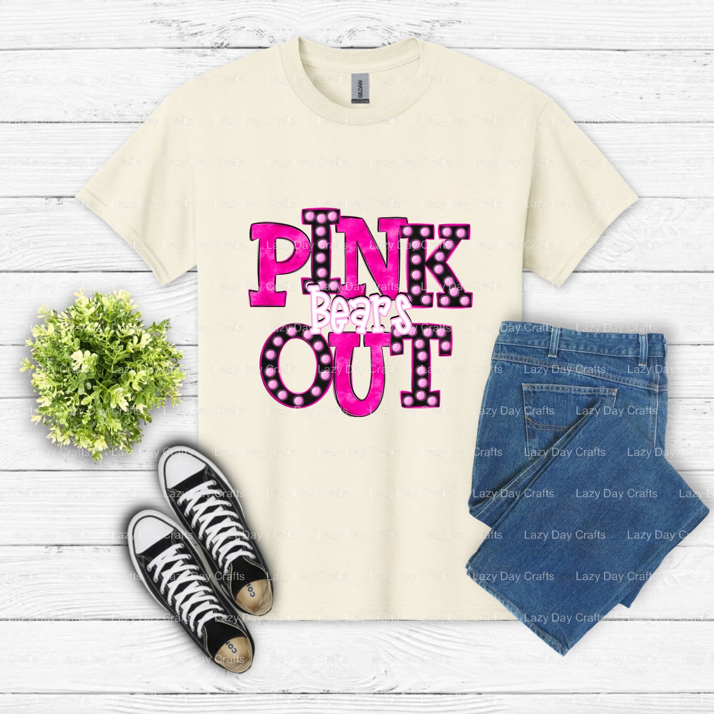 BEARS Mascot – School Spirit DTF Transfer (view 2 of 2) – by Lazy Day Crafts – DTF Transfers – School Spirit, Apparel Decor