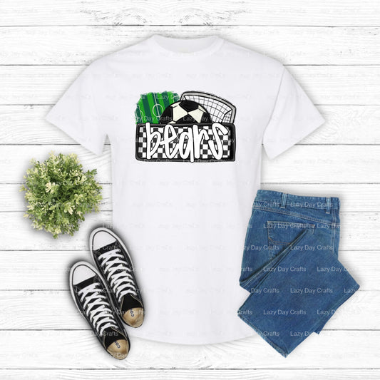 BEARS School Mascot – DTF Transfer (view 1 of 2) – by Lazy Day Crafts – DTF Transfers – School Mascot, Apparel Decoration
