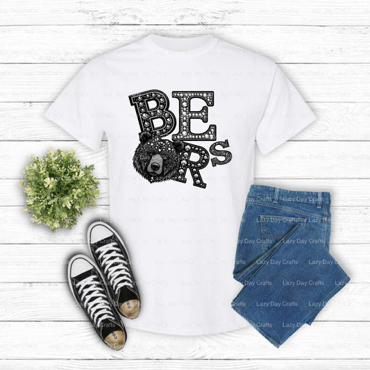 BEARS – School Mascot DTF Transfer (view 1 of 2) – by Lazy Day Crafts – DTF Transfers – School Mascot, Sports