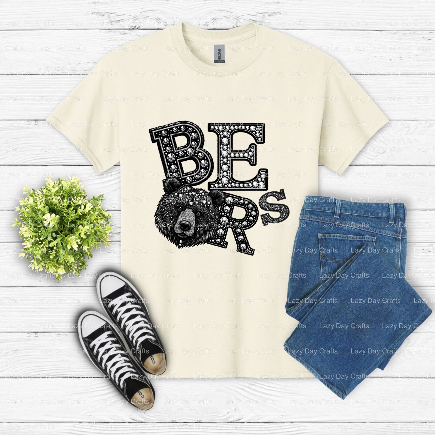 BEARS – School Mascot DTF Transfer (view 2 of 2) – by Lazy Day Crafts – DTF Transfers – School Mascot, Sports