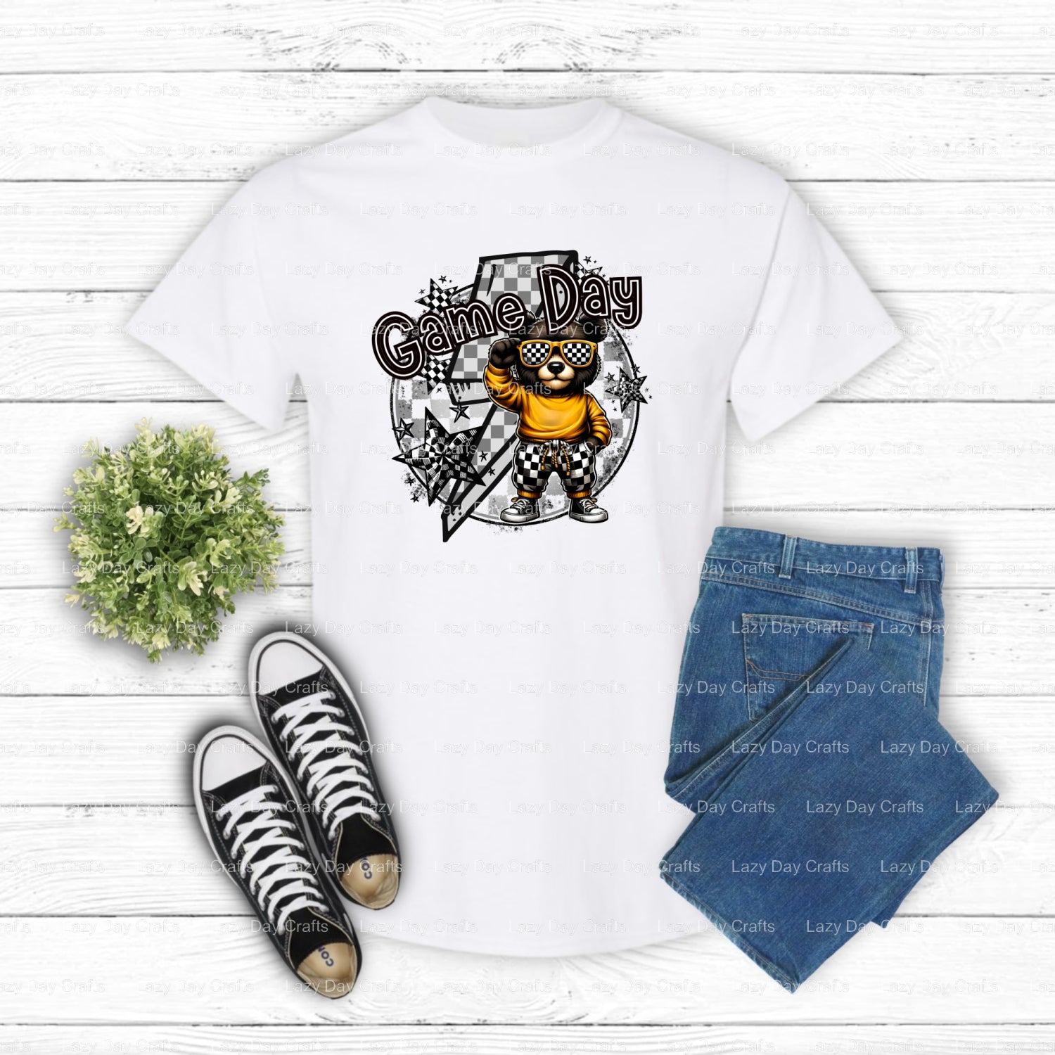 BEARS School Mascot Spirit – DTF Transfer (view 1 of 2) – by Lazy Day Crafts – DTF Transfers – School Mascot, DTF Transfers