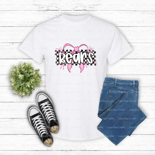 BEARS School Mascot Spirit – DTF Transfer (view 1 of 2) – by Lazy Day Crafts – DTF Transfers – School Mascots, Apparel Decor
