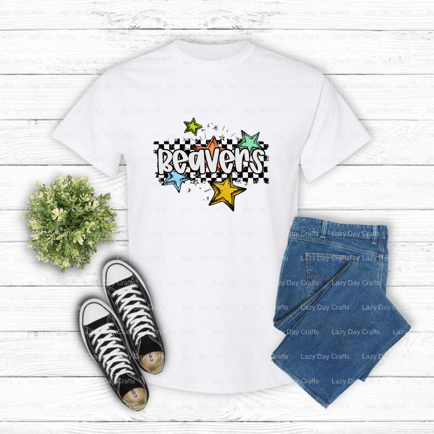 Beaver Mascot #00 – School Spirit DTF Transfer (view 1 of 2) – by Lazy Day Crafts – DTF Transfers – School Spirit, DTF Tra...