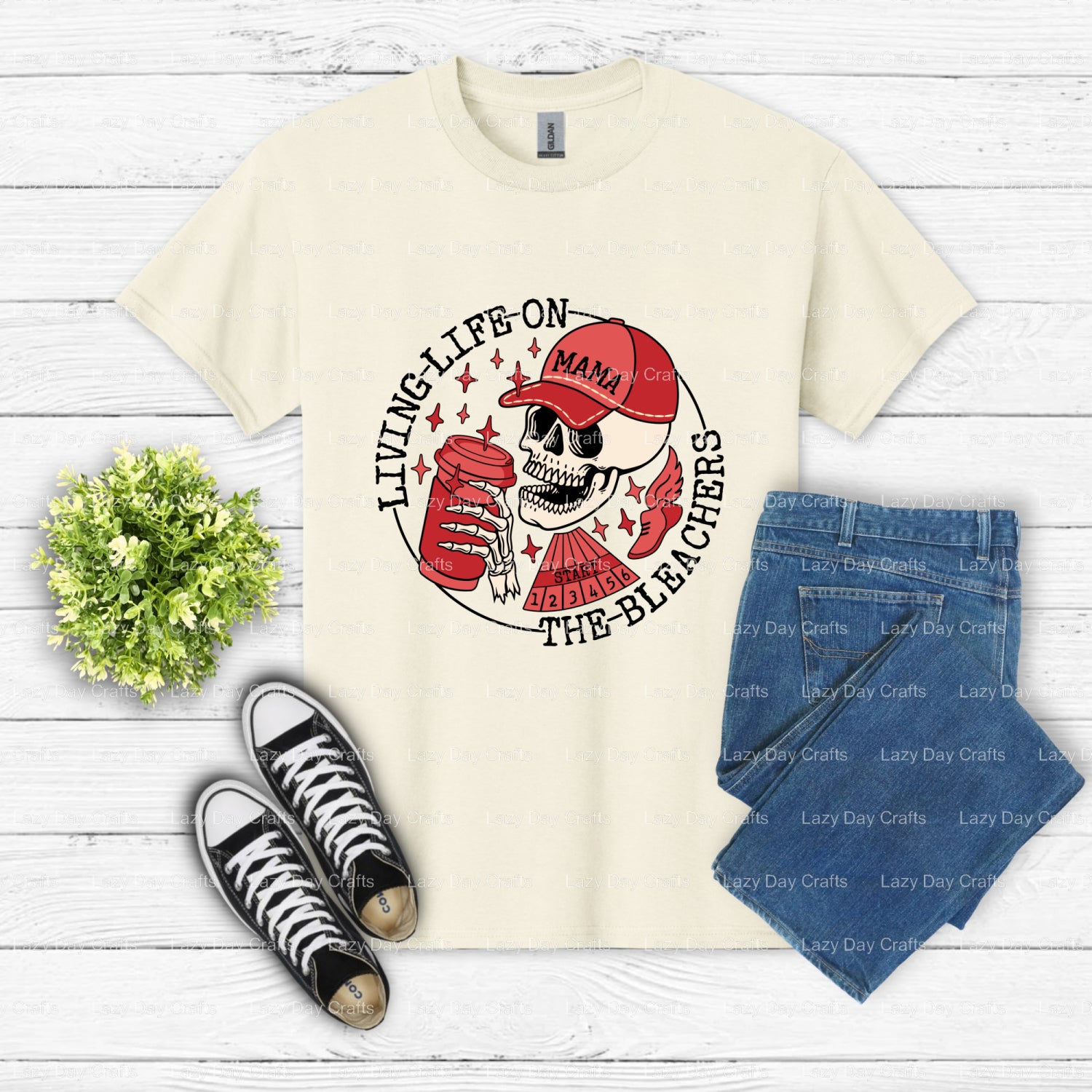 BLEACHERS MAMA TRACK – DTF Transfer (view 2 of 2) – by Lazy Day Crafts – DTF Transfers – DTF Transfers, Premade DTF