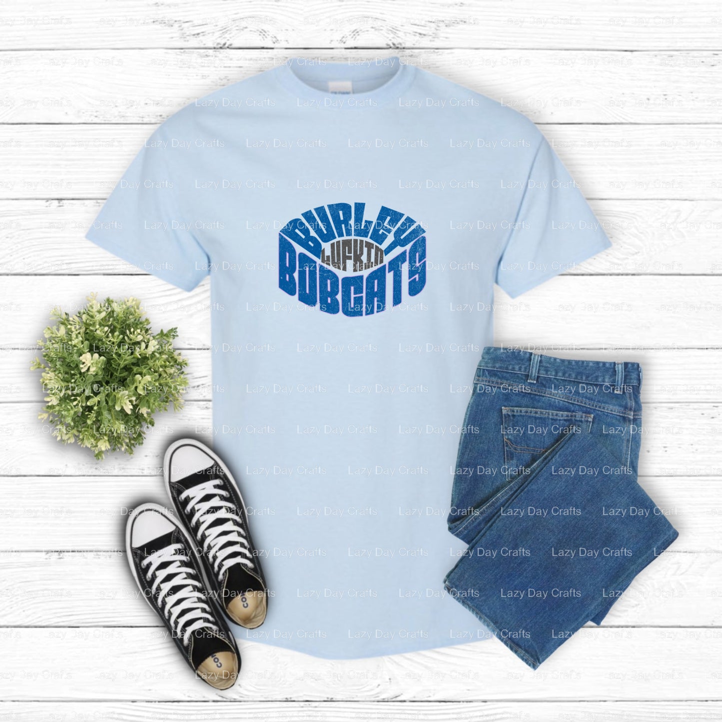 BOBCATS – School Mascot DTF Transfer (view 1 of 2) – by Lazy Day Crafts – DTF Transfers – School Mascot, Apparel Decor