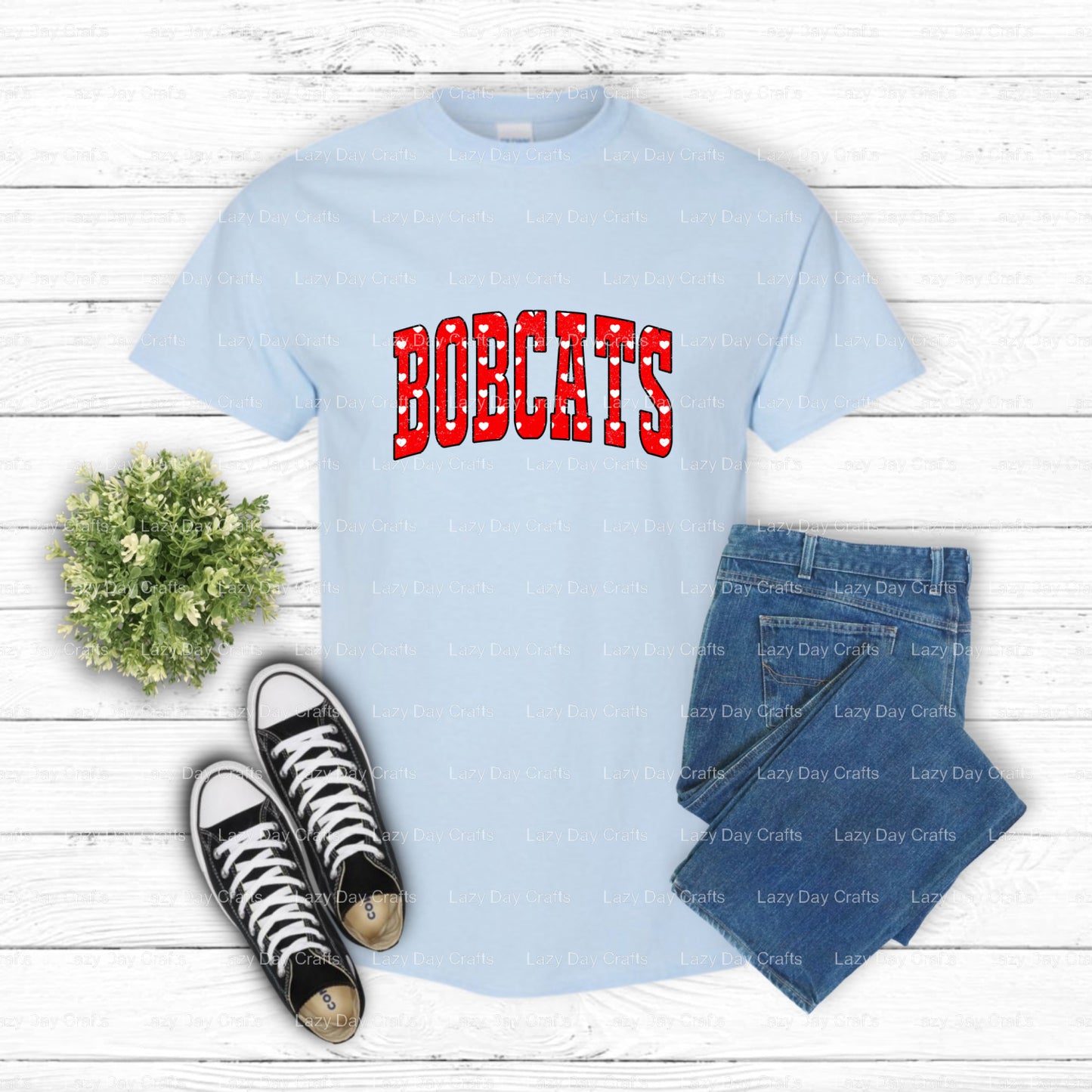BOBCATS Varsity Mascot – School Spirit DTF Transfer (view 1 of 2) – by Lazy Day Crafts – DTF Transfers – School Spirit, Cu...
