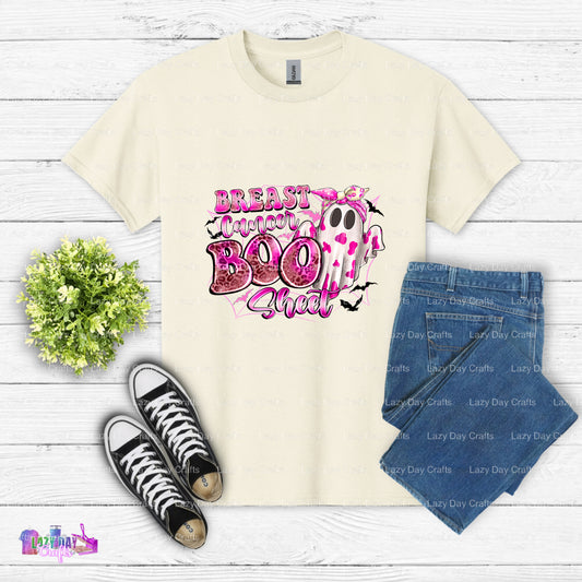 Boo Sheet – Breast Cancer Awareness DTF Transfer (view 1 of 2) – by Lazy Day Crafts – DTF Transfers – DTF Transfers, Prema...