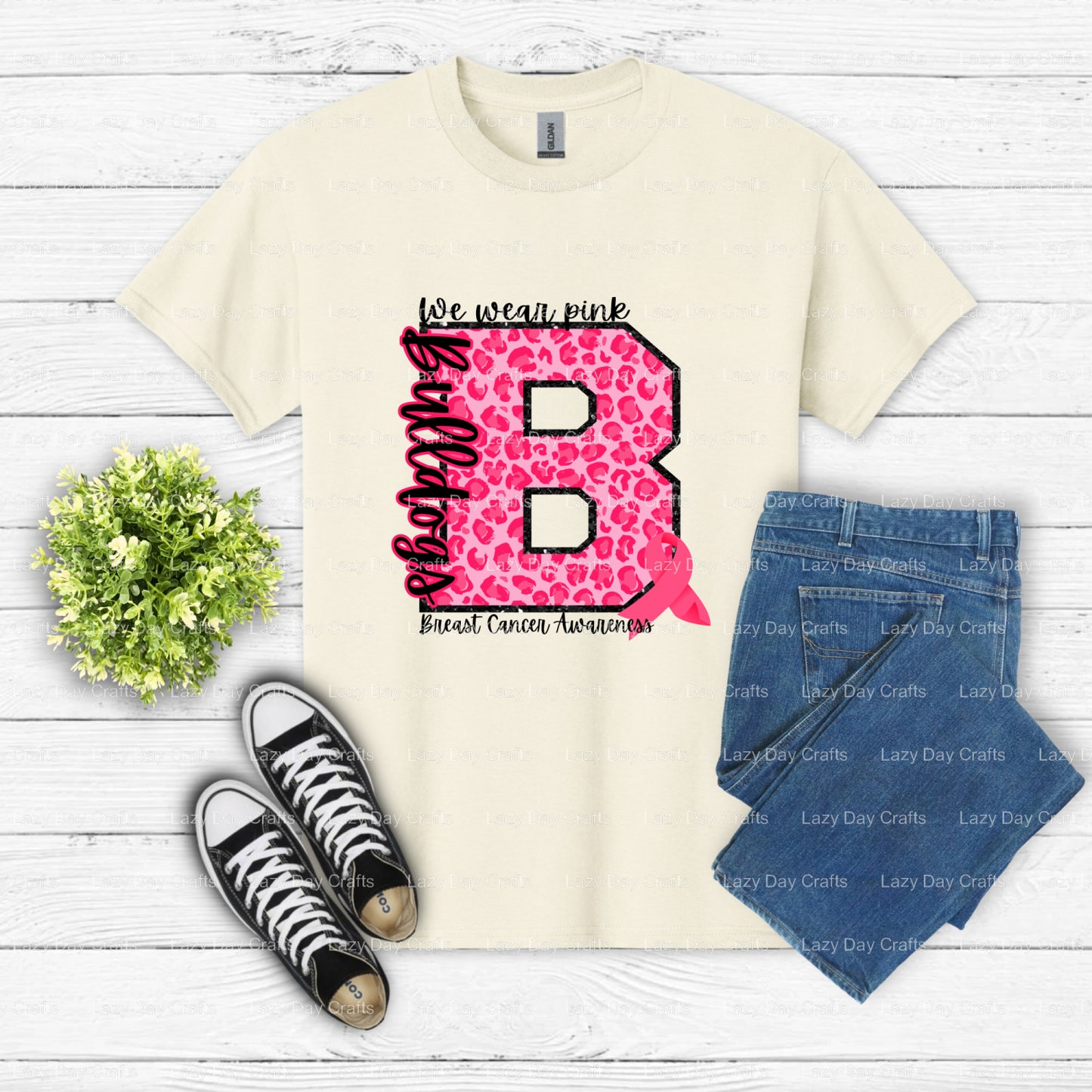 Bulldog Mascot Spirit – School Mascot DTF Transfer (view 2 of 2) – by Lazy Day Crafts – DTF Transfers – School Mascot, App...