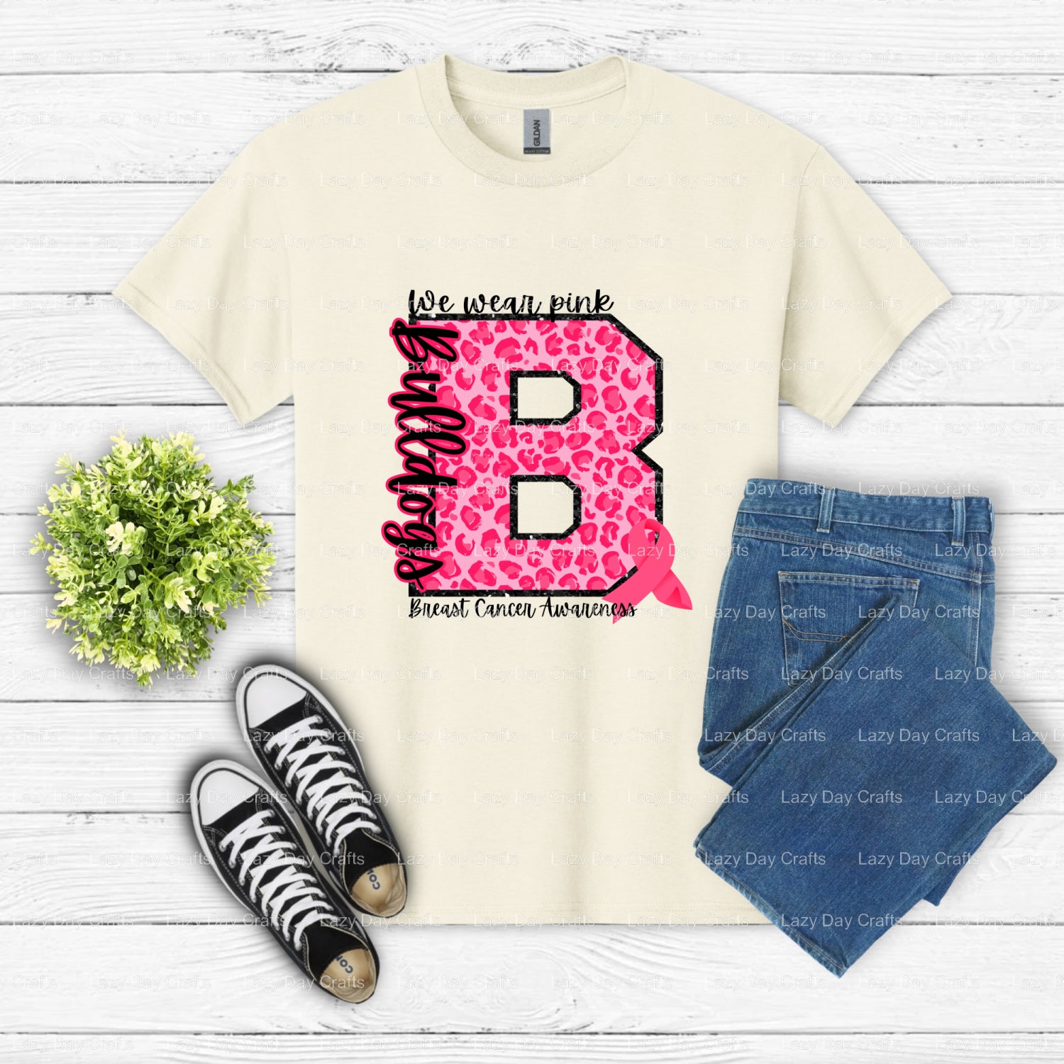 Bulldog Mascot Spirit – School Mascot DTF Transfer (view 2 of 2) – by Lazy Day Crafts – DTF Transfers – School Mascot, App...