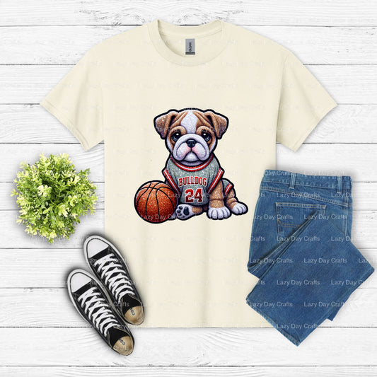 Bulldogs Football Mascot – School Spirit DTF Transfer (view 1 of 2) – by Lazy Day Crafts – DTF Transfers – School Mascot,...