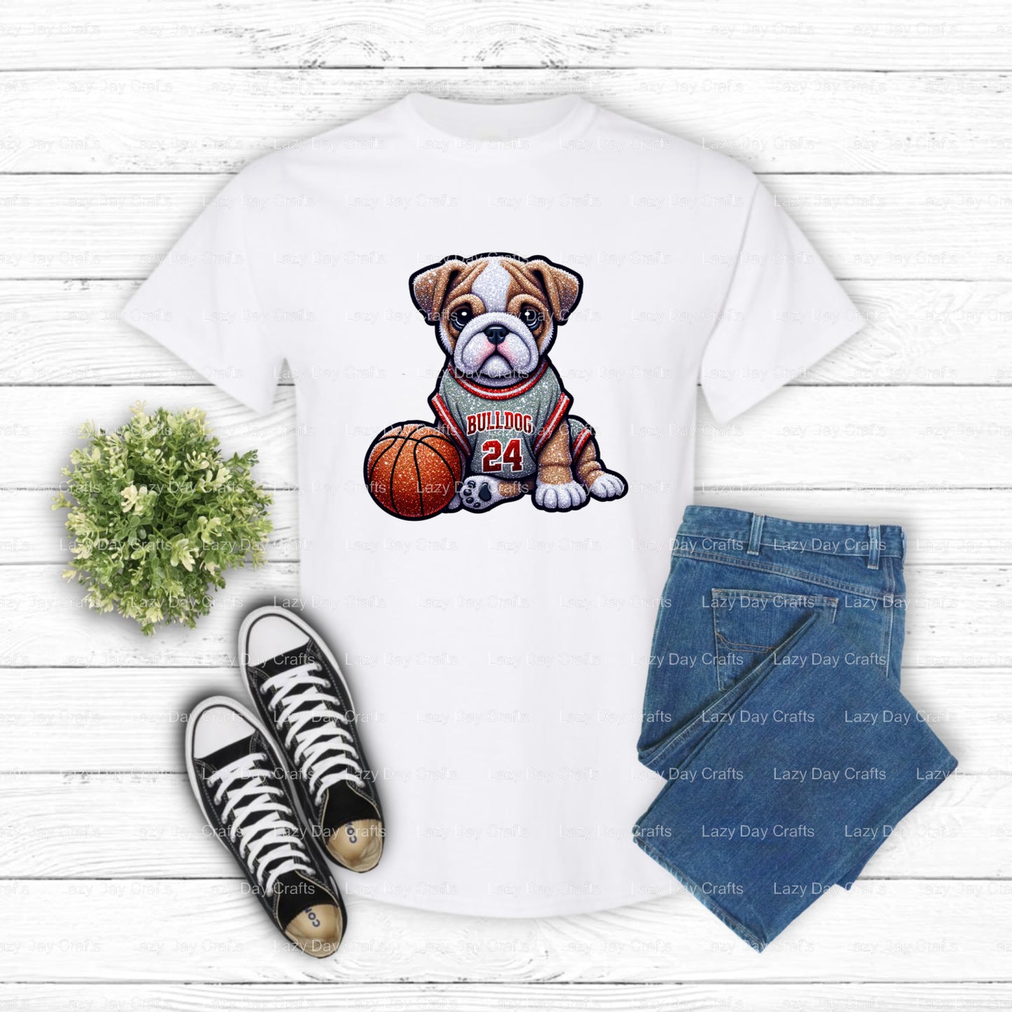 Bulldogs Football Mascot – School Spirit DTF Transfer (view 2 of 2) – by Lazy Day Crafts – DTF Transfers – School Mascot,...