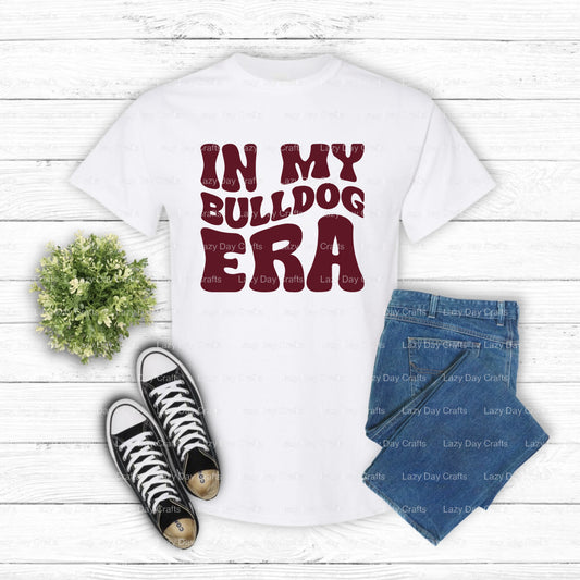 BULLDOGS Mascot Flex – School Spirit DTF Transfer (view 1 of 2) – by Lazy Day Crafts – DTF Transfers – School Mascot, Appa...