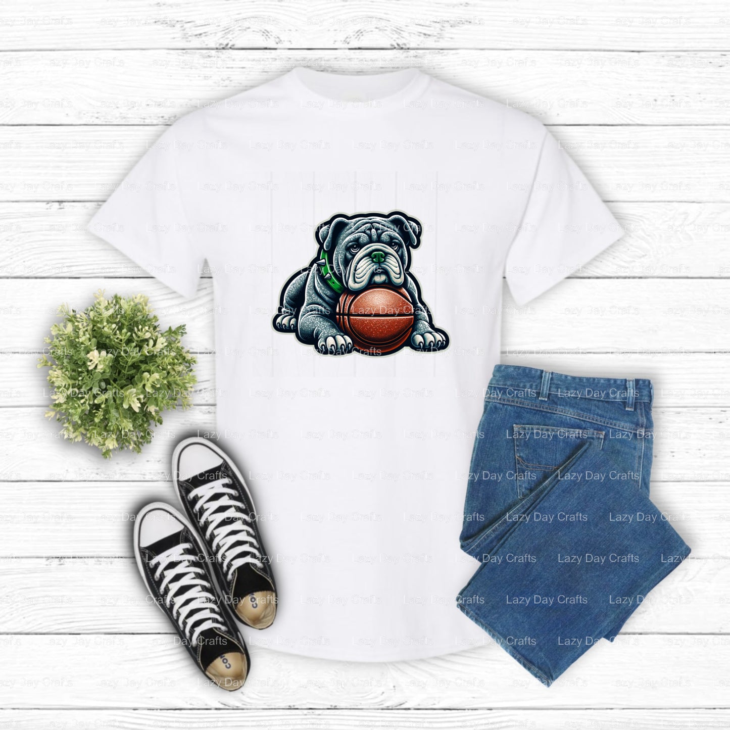 BULLDOGS MOM – School Mascot DTF Transfer (view 2 of 2) – by Lazy Day Crafts – DTF Transfers – School Mascot, DTF Transfers