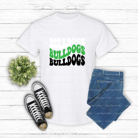 BULLDOGS – School Mascot DTF Transfer (view 1 of 2) – by Lazy Day Crafts – DTF Transfers – School Mascot, DTF Transfers