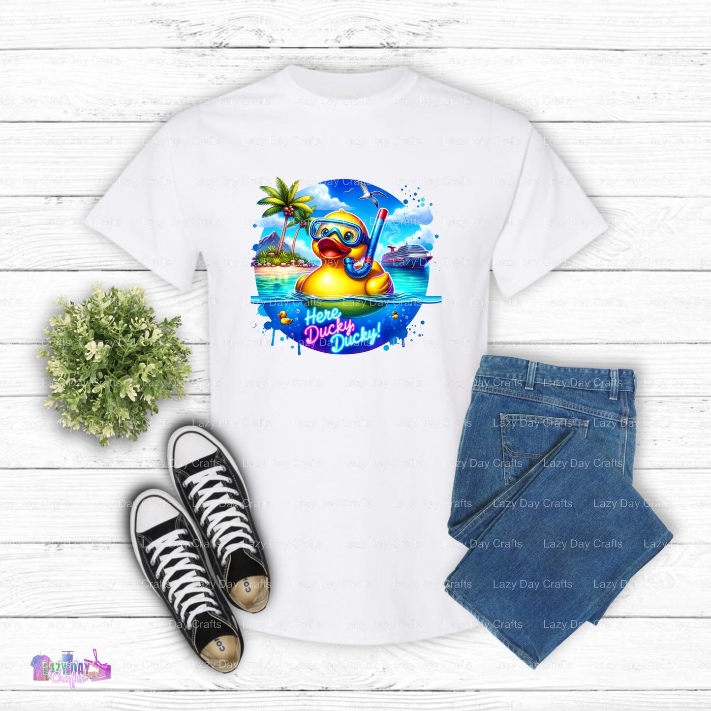 Hey Ducky Ducky– Cruise DTF Transfer