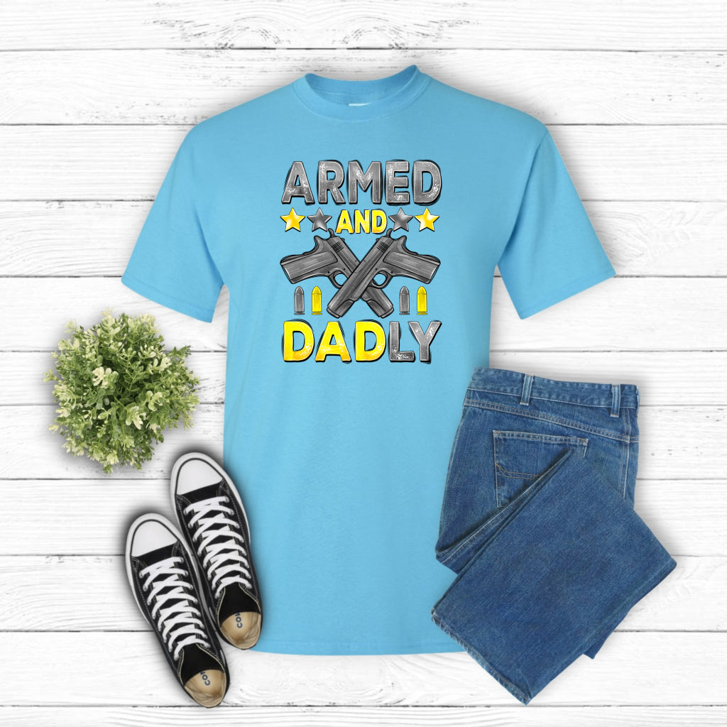 Armed And Dadly – Father's Day DTF Transfer