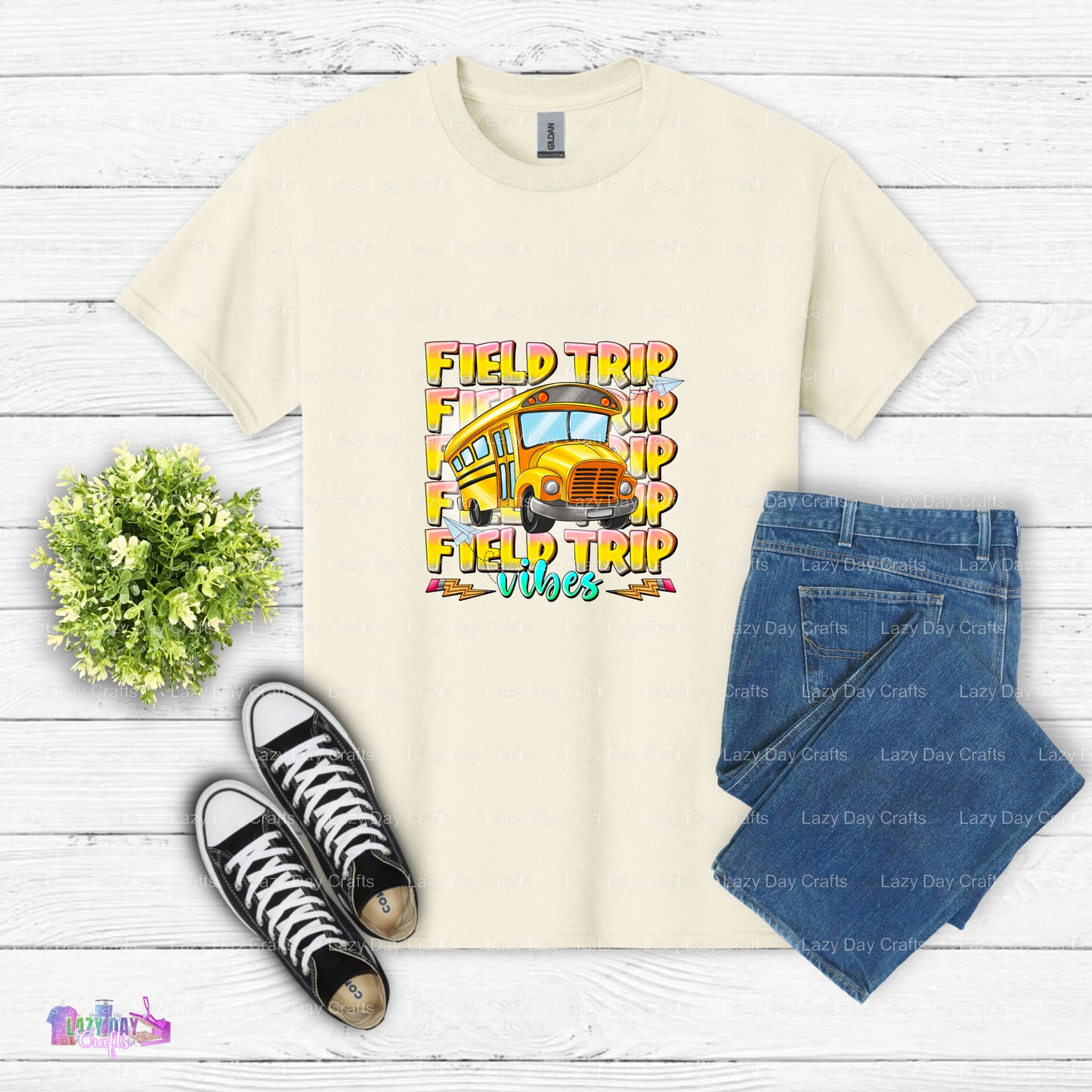 Field Trip Vibes – School Field Day DTF Transfer