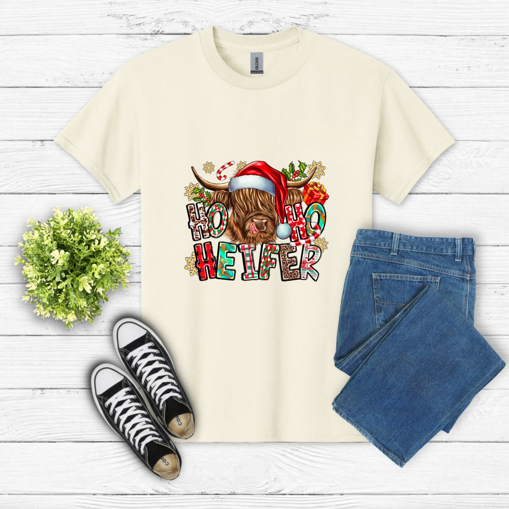 Ho Ho Heifer – Christmas DTF Transfer