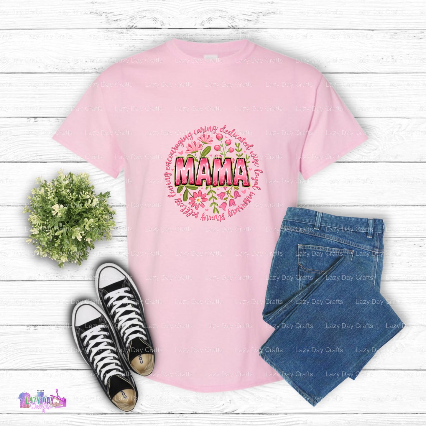 Mama Floral Heart – Mothers Day DTF Transfer