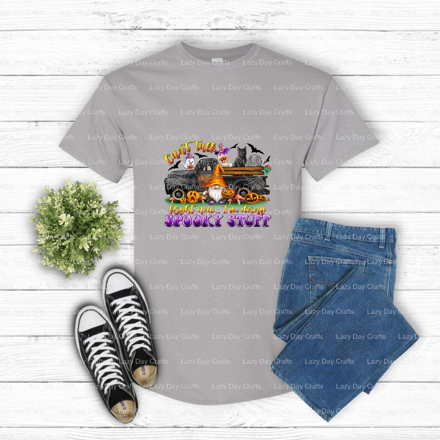 CAN'T TALK RIGHT NOW I'M DOING SPOOKY STUFF – DTF Transfer (view 1 of 2) – by Lazy Day Crafts – DTF Transfers – DTF Transf...