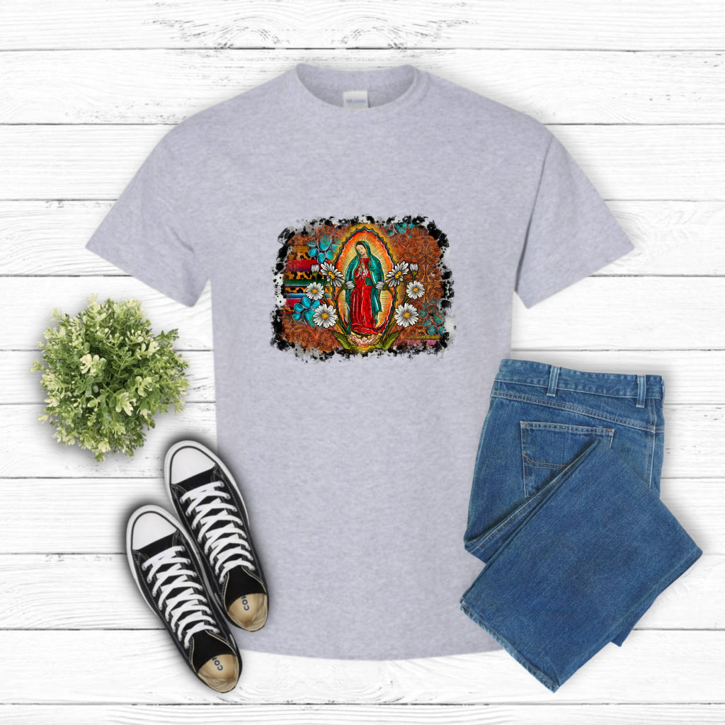 Virgin Mary Sacred Art – Hispanic Heritage DTF Transfer