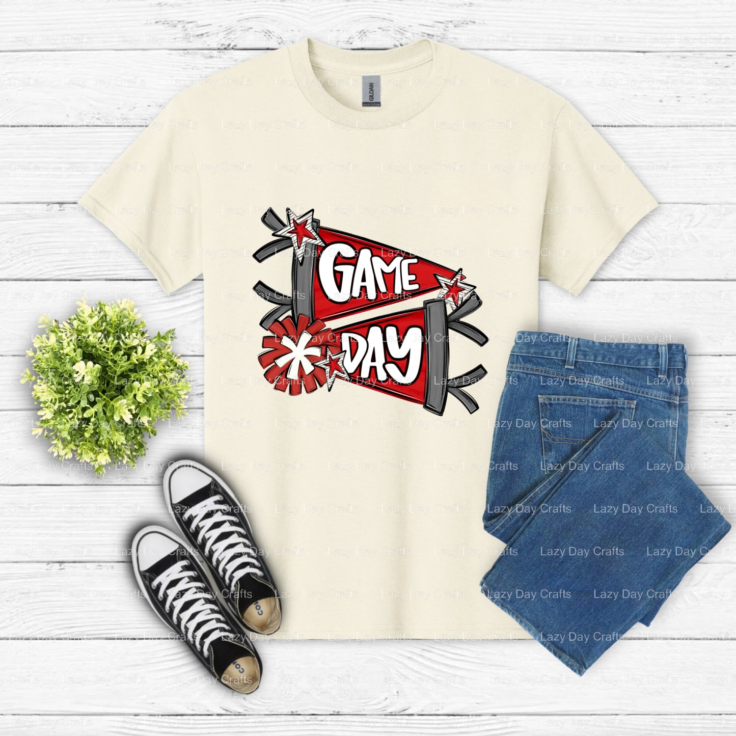 CHEER – Cheer DTF Transfer (view 2 of 2) – by Lazy Day Crafts – DTF Transfers – DTF Transfers, Premade DTF