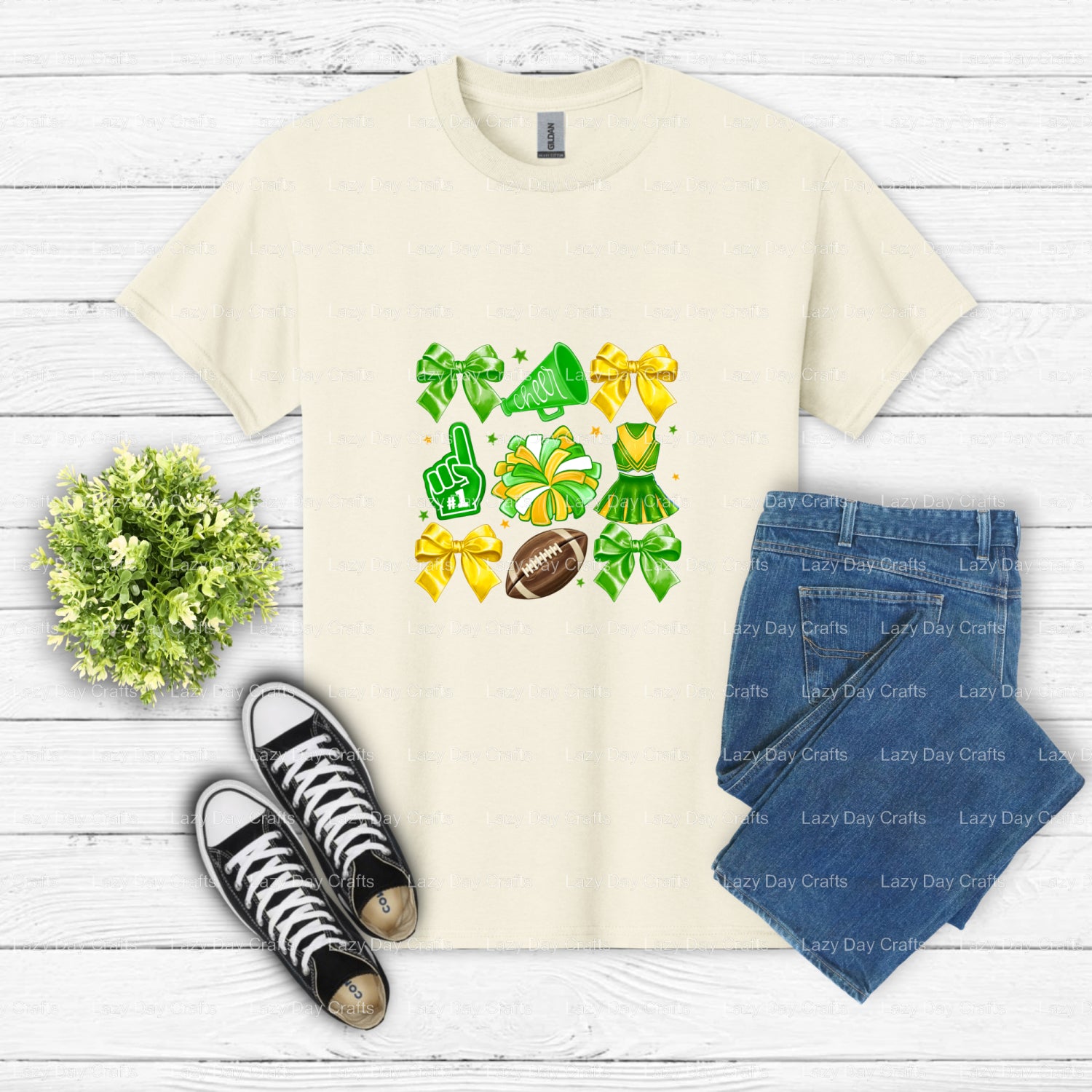 CHEER – Cheer DTF Transfer (view 2 of 2) – by Lazy Day Crafts – DTF Transfers – DTF Transfers, Premade DTF
