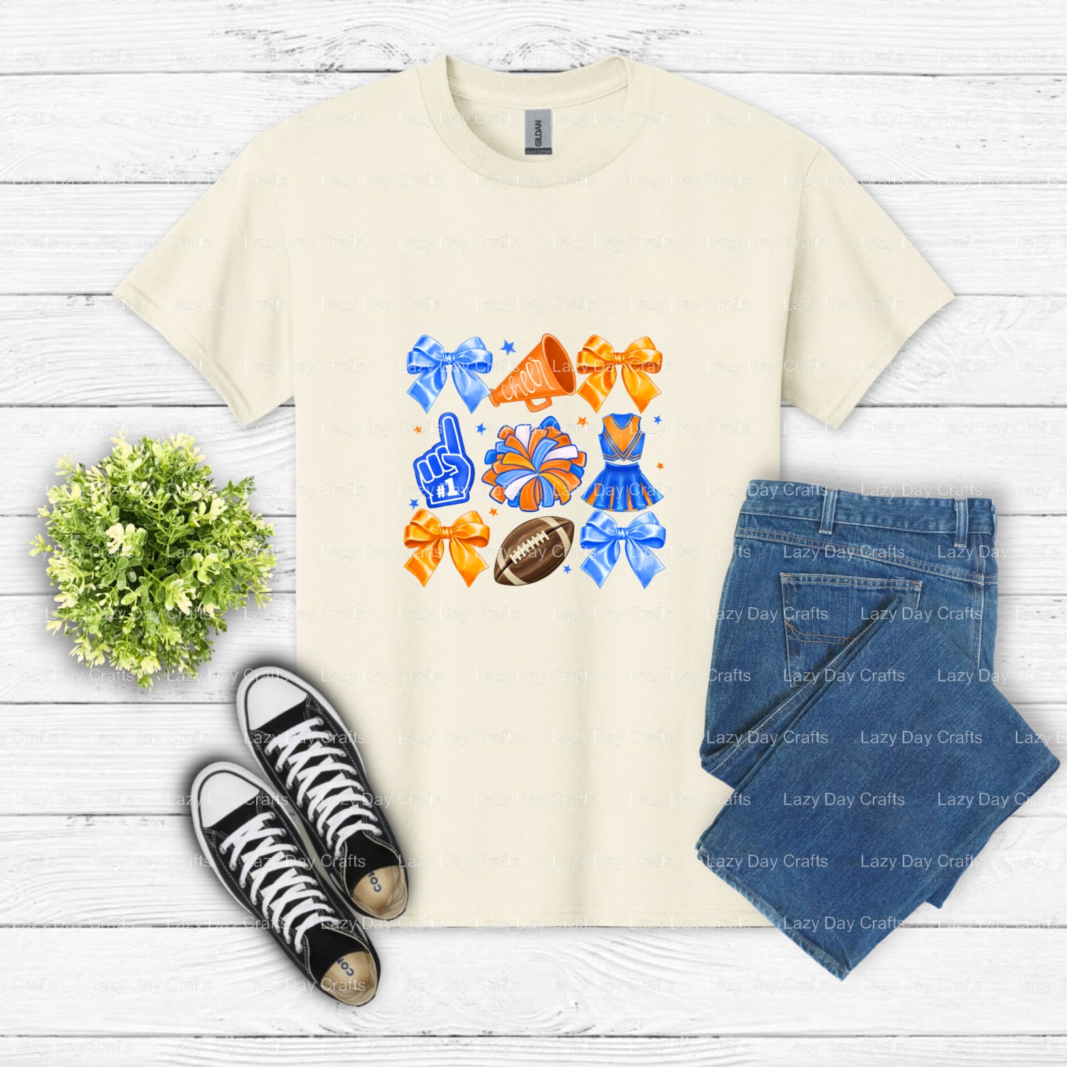 CHEER – Cheer DTF Transfer (view 2 of 2) – by Lazy Day Crafts – DTF Transfers – cheer, DTF Transfers