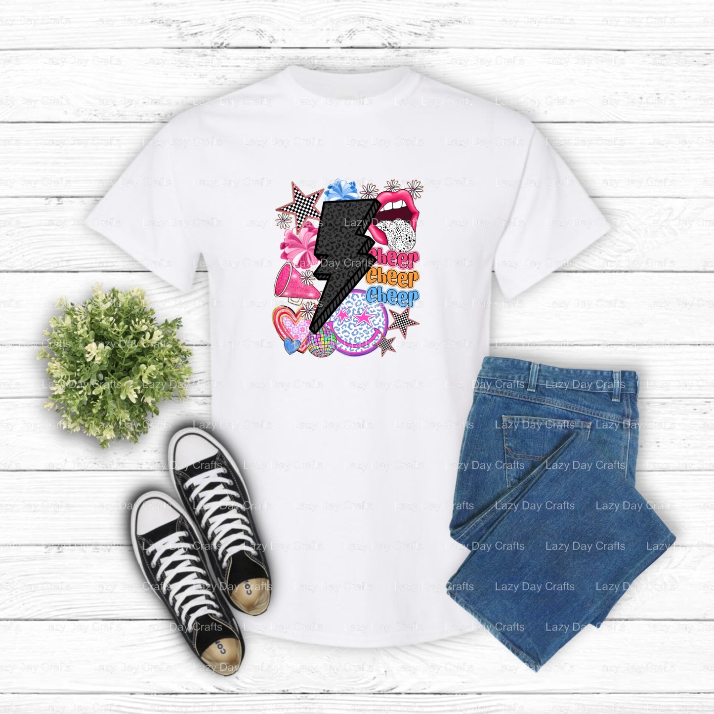 CHEER GRANDMA – Cheer DTF Transfer (view 1 of 2) – by Lazy Day Crafts – DTF Transfers – DTF Transfers, cheer