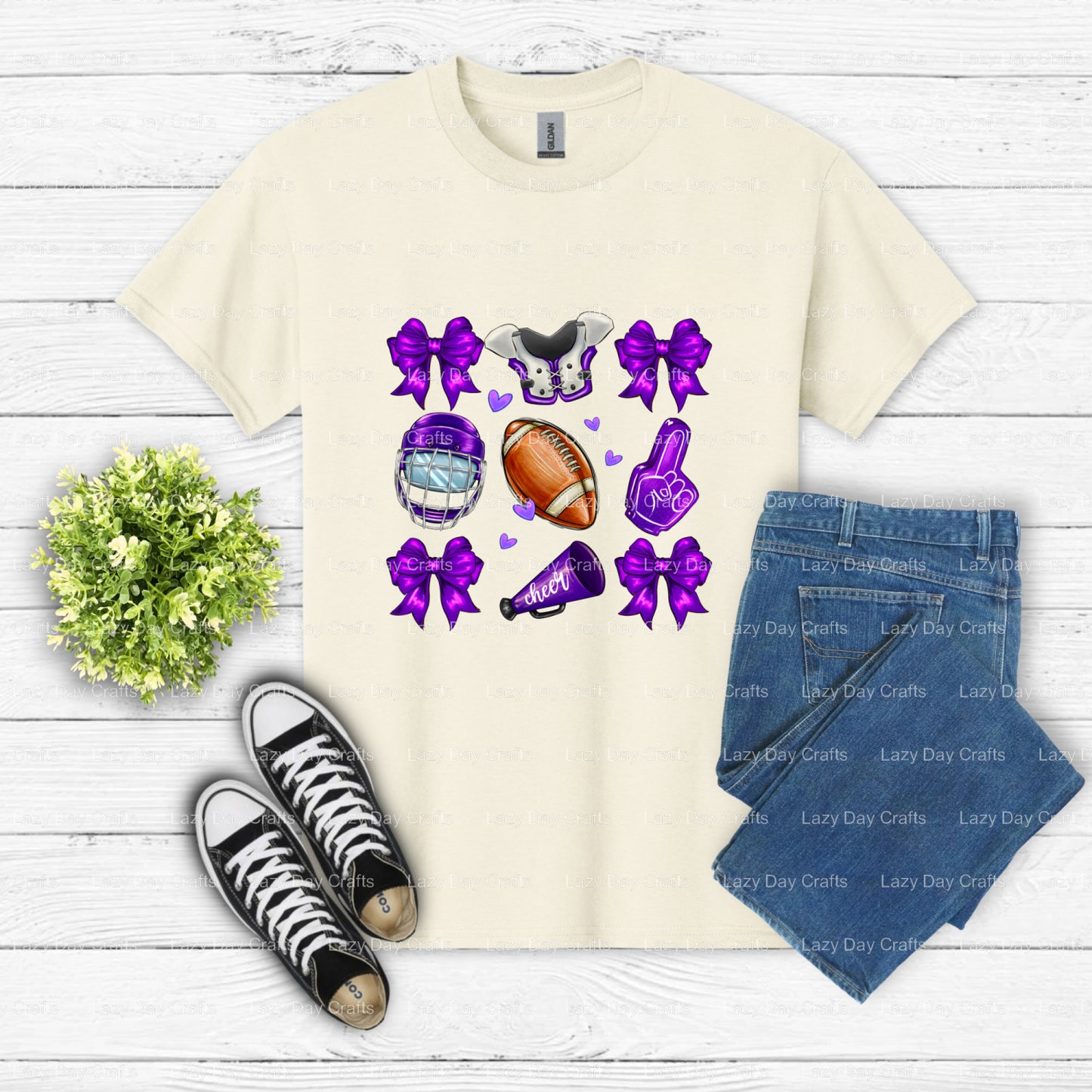 CHEER GRANDMA – Cheer DTF Transfer (view 2 of 2) – by Lazy Day Crafts – DTF Transfers – cheer, DTF Transfers