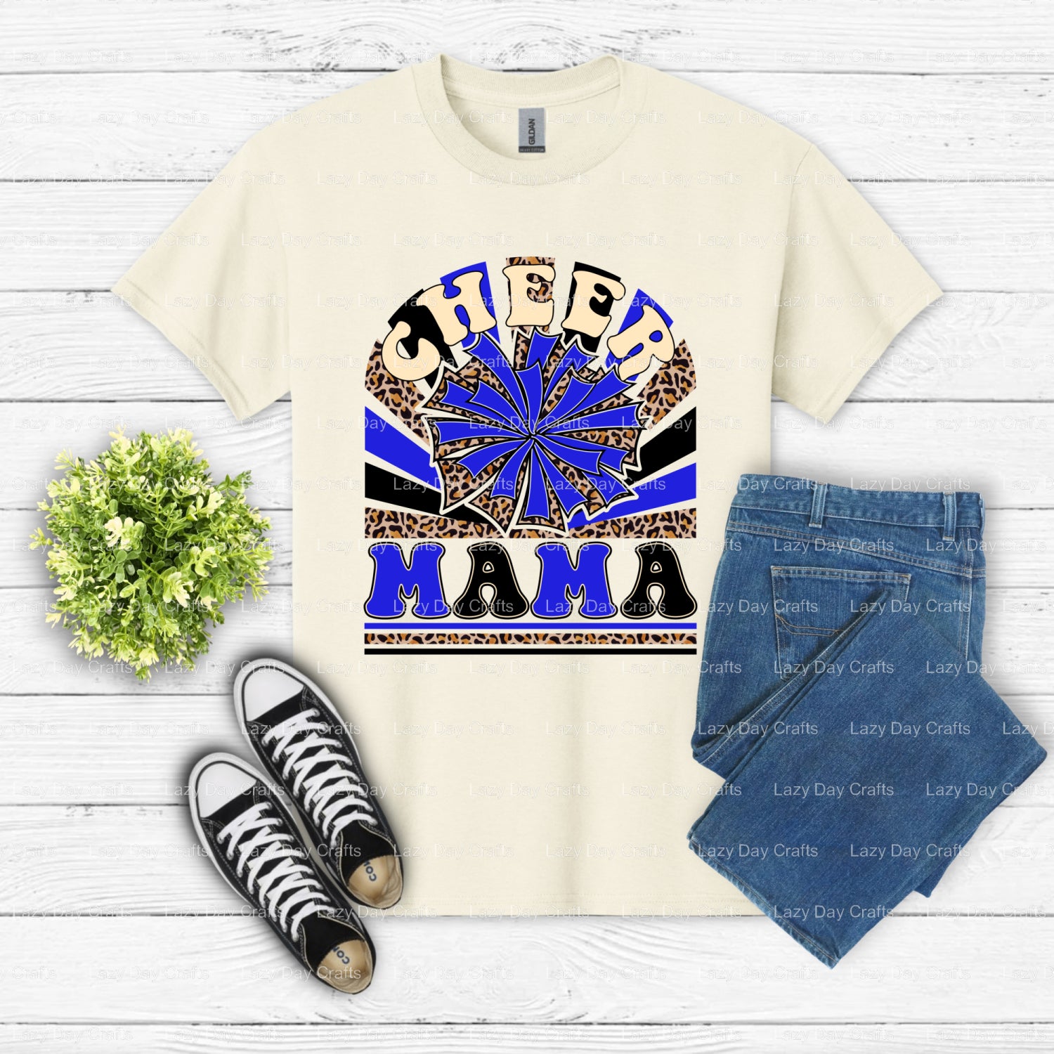 CHEER MAMA – Cheer DTF Transfer (view 2 of 2) – by Lazy Day Crafts – DTF Transfers – DTF Transfers, custom apparel