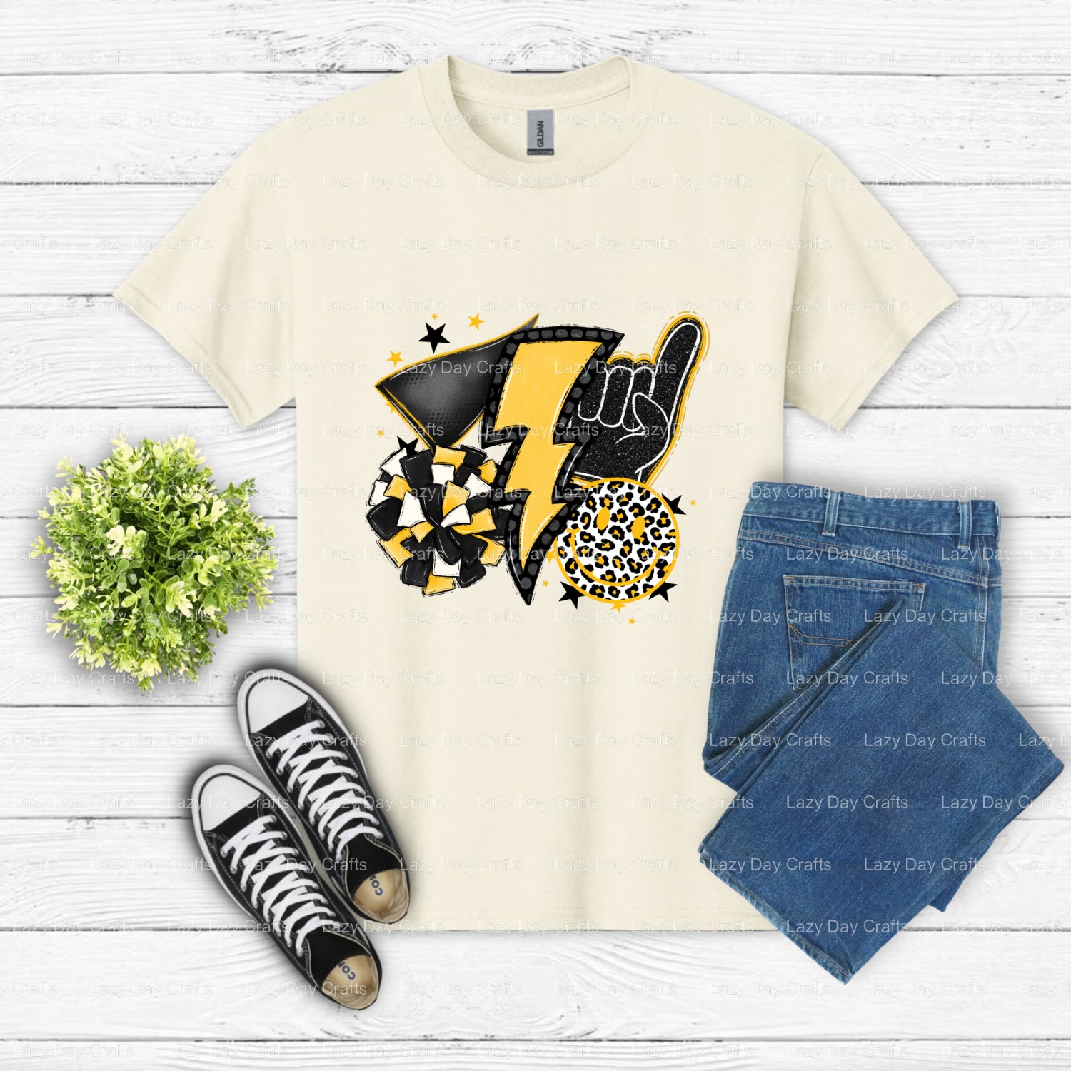 Cheer Mom – Cheer DTF Transfer (view 1 of 2) – by Lazy Day Crafts – DTF Transfers – DTF Transfers, Premade DTF