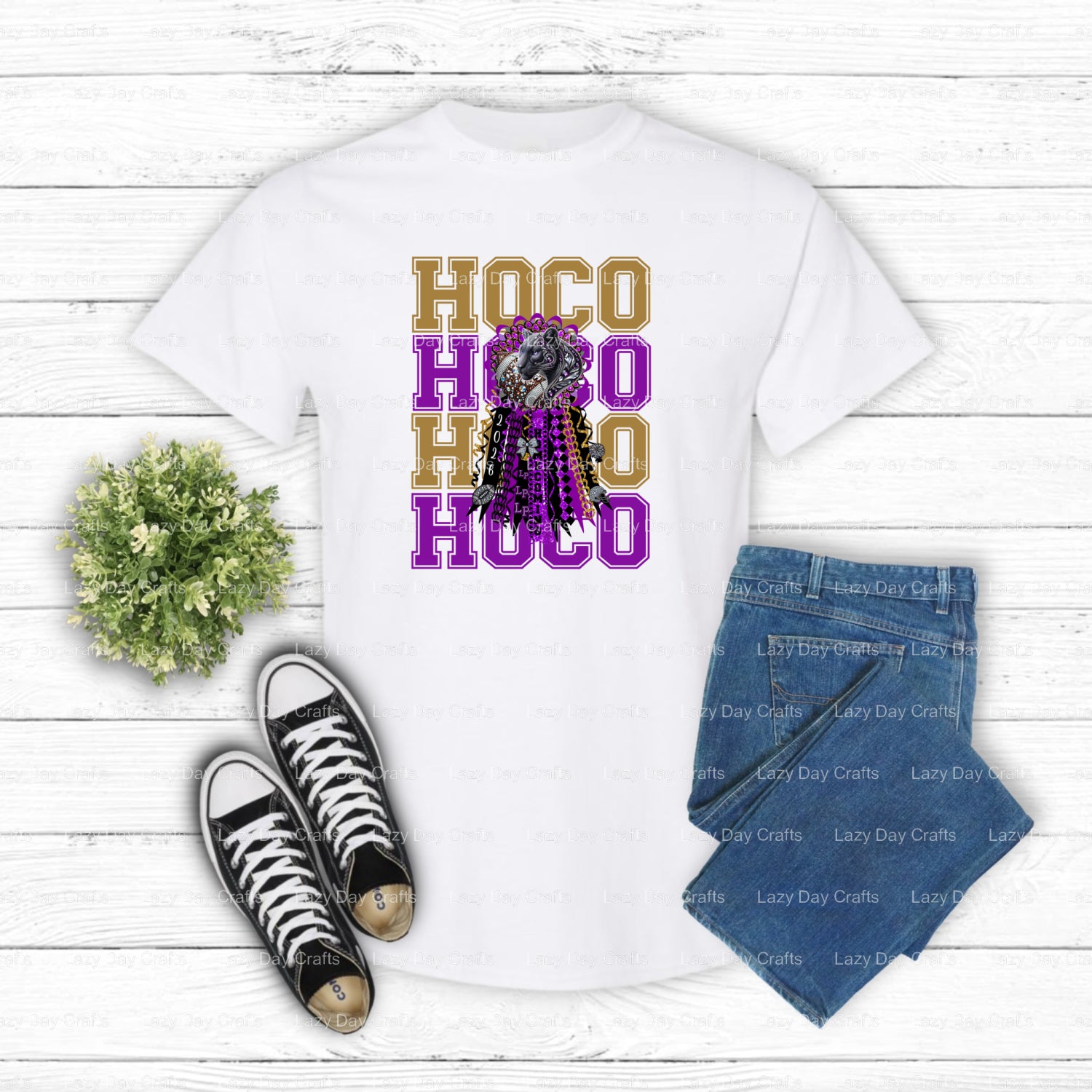CLASS OF 2027 – Homecoming DTF Transfer (view 1 of 2) – by Lazy Day Crafts – DTF Transfers – DTF Transfers, Premade DTF